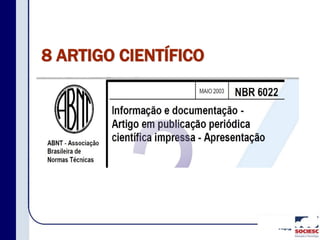 8 ARTIGO CIENTÍFICO
 