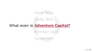 The State of Adventure Capital - Grant Gregory | Cantos