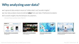 Exploratory Analysis of User Data | PDF