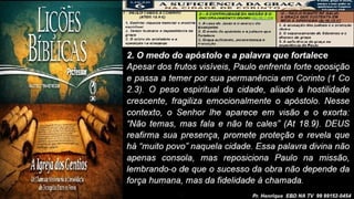 Slides Lição 6, CPAD, A suficiência da Graça na cidade de Corinto, 3Tr26,