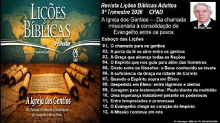 Slides Lição 6, CPAD, A suficiência da Graça na cidade de Corinto, 3Tr26,