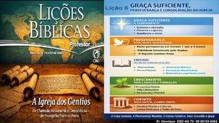 Slides Lição 6, CPAD, A suficiência da Graça na cidade de Corinto, 3Tr26,