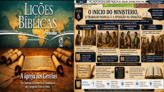 Slides Lição 6, CPAD, A suficiência da Graça na cidade de Corinto, 3Tr26,