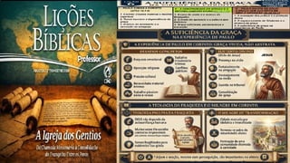 Slides Lição 6, CPAD, A suficiência da Graça na cidade de Corinto, 3Tr26,