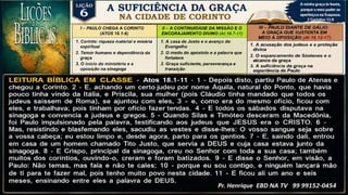 Slides Lição 6, CPAD, A suficiência da Graça na cidade de Corinto, 3Tr26,