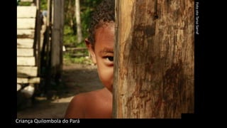 Criança Quilombola do Pará
Foto
oto
Tarso
Sarraf
 