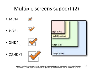 Android Applications Development: A Quick Start Guide | PPTX