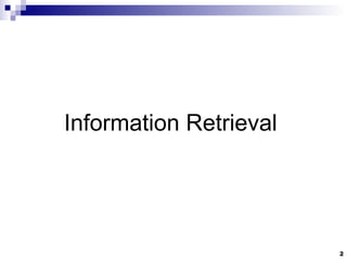 Information Retrieval 