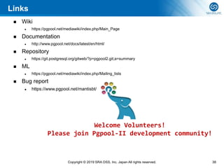 Postgres Pgpool PGConf.ASIA 2019 Bali - Setup a High-Availability and Load Balancing ...