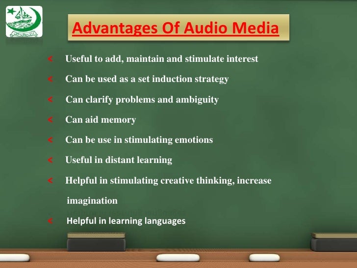 CHARACTERISTICS OF AURAL AND AUDIO MEDIA