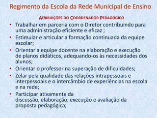 CAPÍTULO VDAS ATIVIDADES DE FORMAÇÃO E QUALIFICAÇÃO PROFISSIONALArt. 21. A qualificação profissional visa à valorização dos Profissionais do Magistério e a melhoria na qualidade do serviço público. Art. 22. O processo de qualificação ocorrerá por iniciativa da Secretaria Municipal de Educação, mediante convênio ou por iniciativa do próprio Professor, cabendo ao Município atender prioritariamente:(...)II - Programa de Capacitação: aplicado aos Professores para incorporação de novos conhecimentos e habilidades decorrentes de inovações científicas e tecnológicas ou de alteração de legislação, normas e procedimentos específicos ao desempenho do seu cargo ou função;(...)IV - Programa de Desenvolvimento: destinados à incorporação de conhecimentos e habilidades técnicas inerentes ao cargo, por meio de cursos regulares oferecidos pela Instituição;