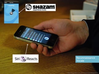 Reconnaissance
              Vocale



h"p://www.ﬂickr.com/photos/leateds/4606259475	
  
 