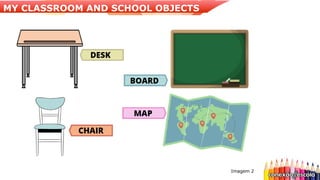 Imagem 2
MY CLASSROOM AND SCHOOL OBJECTS
 