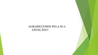 AGRADECEMOS PELA SUA
ATENÇÃO!!!
 