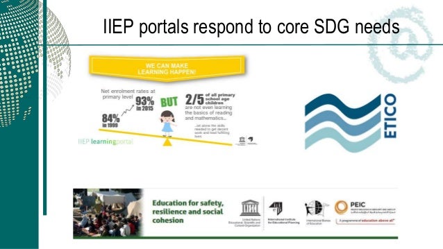 IIEP chair Birger Fredriksen presents during the 38th session of the UNESCO General Conference Slide 6