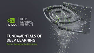 1
Part 6: Advanced Architectures
FUNDAMENTALS OF
DEEP LEARNING
 
