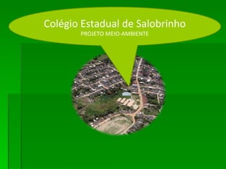 Colégio Estadual de Salobrinho PROJETO MEIO-AMBIENTE 