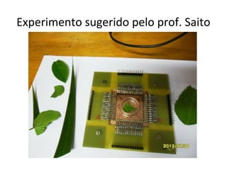 Experimento sugerido pelo prof. Saito

 