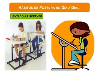 HÁBITOS DE POSTURA NO DIA A DIA...

SENTADO A ESCREVER
 