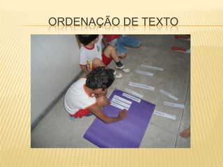 ORDENAÇÃO DE TEXTO
 