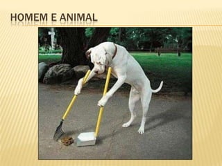 HOMEM E ANIMAL
 