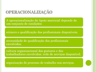 OPERACIONALIZAÇÃO 