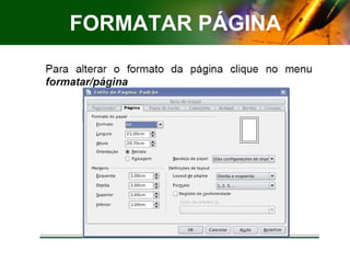 FORMATAR PÁGINA 