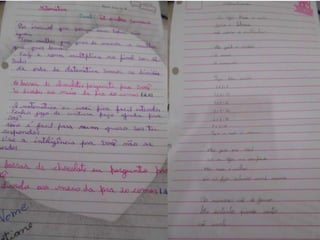 Slides atividades da semana