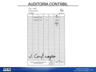 AUDITORIA CONTÁBIL
Auditoria Contábil
Silvio Aparecido Crepaldi
365
 