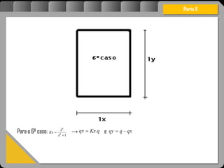 Atravésdoprojetoestruturalessasforçassãoimpedidasdeatingirumaconcentraçãodestrutivae
sãomantidasemcontrole.
Para o 6º caso: → e
Parte II
14
4




Kx
 