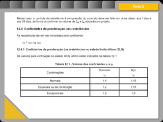 Atravésdoprojetoestruturalessasforçassãoimpedidasdeatingirumaconcentraçãodestrutivae
sãomantidasemcontrole.
Parte III
 
