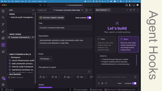 Agent
Hooks
Tasks List
 