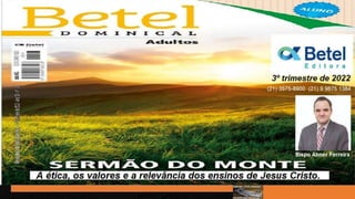 Slides Betel, Licao 11, A Relevancia do Discernimento, 3Tr22, Pr Henrique, EBD NA TV.pptx