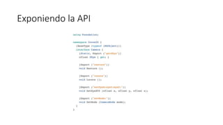 Exponiendo la API
 