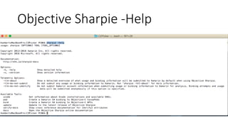 Objective Sharpie -Help
 