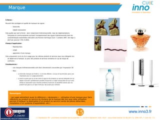 Marque
                                                                                                                                                                        Innovation is Openness



Critères :

Peuvent être protégés en qualité de marques les signes :

       – Distinctifs

             (dépôt nécessaire)

Cela quelle que soit la forme : donc notamment tridimensionnelle, mais les réglementations
  françaises et communautaires excluent l’enregistrement des signes tridimensionnels dont les
  caractéristiques essentielles exécutent une fonction technique (Com. 7 octobre 1997, sté Légo c/
  sté Fryd, pourvoi n°95-15.859).

Champ d’application :

       – Reproduction,

       – usage

       – apposition d’une marque.

Cela uniquement vis-à-vis d'un usage pour les mêmes produits et services (que ceux désignés lors
  du dépôt de la marque), ou pour des produits et services similaires en cas de risque de
  confusion.:

Conséquences :

       – Les marques tridimensionnelles sont donc directement concernées par l'impression 3D

       – Mais :

                  • Le droit des marques est limité à « la vie des affaires » (ce qui ne touche donc pas à une
                      impression pour un usage personnel) ;

                  • Le droit ne porte que sur le lien entre le signe et les produits ou services désignés lors du
                      dépôt (il est donc parfaitement possible d'imprimer un objet marqué dès lors qu'il sera
                      utilisé en association avec d'autres produits et services (la bouteille Contrex pour du
                      produit lave-glace ou le lapin lindt pour des jouets pour enfants).




      Remarques :

      - Les juges admettent aussi la référence « nécessaire » : utilisation d'une marque pour faire
      référence au produit ou service du titulaire de la marque dès lors que cette utilisation
      permet d’indiquer la destination d’un produit ou service (vente de pièces détachées,
      installation d’un système d’exploitation, etc.)




                                                                                                                    15                                               www.inno3.fr
                                                 « L'impression 3D : prochaine révolution de la propriété ? », © 2012 Benjamin Jean, inno³,  sous triple licence CC-By-SA 3.0, GNU GFL 1.3 et LAL 1.3
 