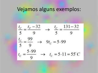 Vejamos alguns exemplos:
 