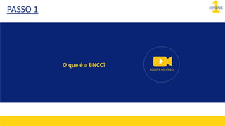 PASSO 1
O que é a BNCC?
ASSISTA AO VÍDEO
1
ATIVIDADE
 