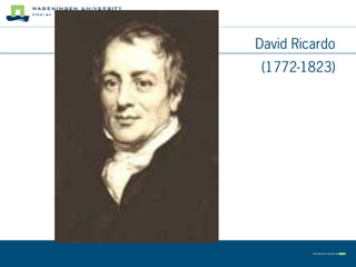 David Ricardo
 (1772-1823)
 
