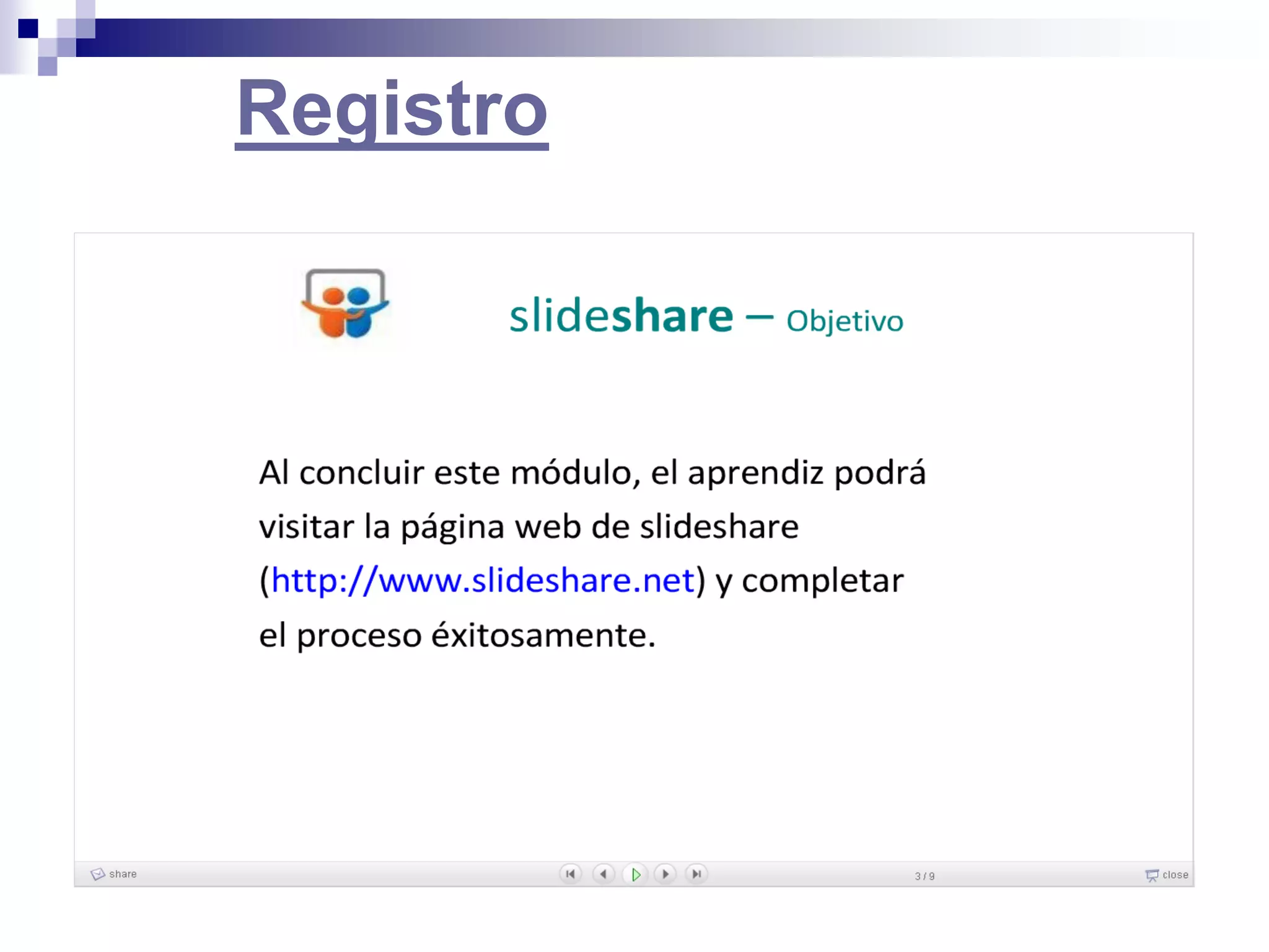 Registro
 