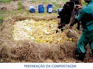 PREPARAÇÃO DA COMPOSTAGEM
 