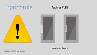 Pascal Masson - 17/12/2019 - LPCx - Conversion
Ergonomie
 