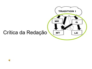 Crítica da Redação
 
