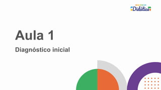 Aula 1
Diagnóstico inicial
 