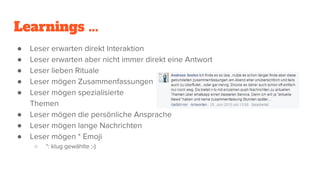 Learnings ...
●
●
●
●
●
●
●
●
○
 