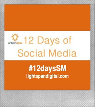 12 Days of Social Media