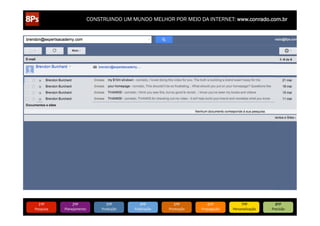 CONSTRUINDO UM MUNDO MELHOR POR MEIO DA INTERNET: www.conrado.com.br

1ºP	
  

Pesquisa	
  

2ºP	
  

Planejamento	
  

3ºP	
  

Produção	
  

4ºP	
  

Publicação	
  

5ºP	
  

Promoção	
  

6ºP	
  

Propagação	
  

7ºP	
  

Personalização	
  

8ºP	
  

Precisão	
  

 