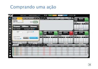 Comprando uma ação
30
 