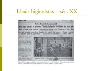 Ideais higienistas – séc. XX

 
