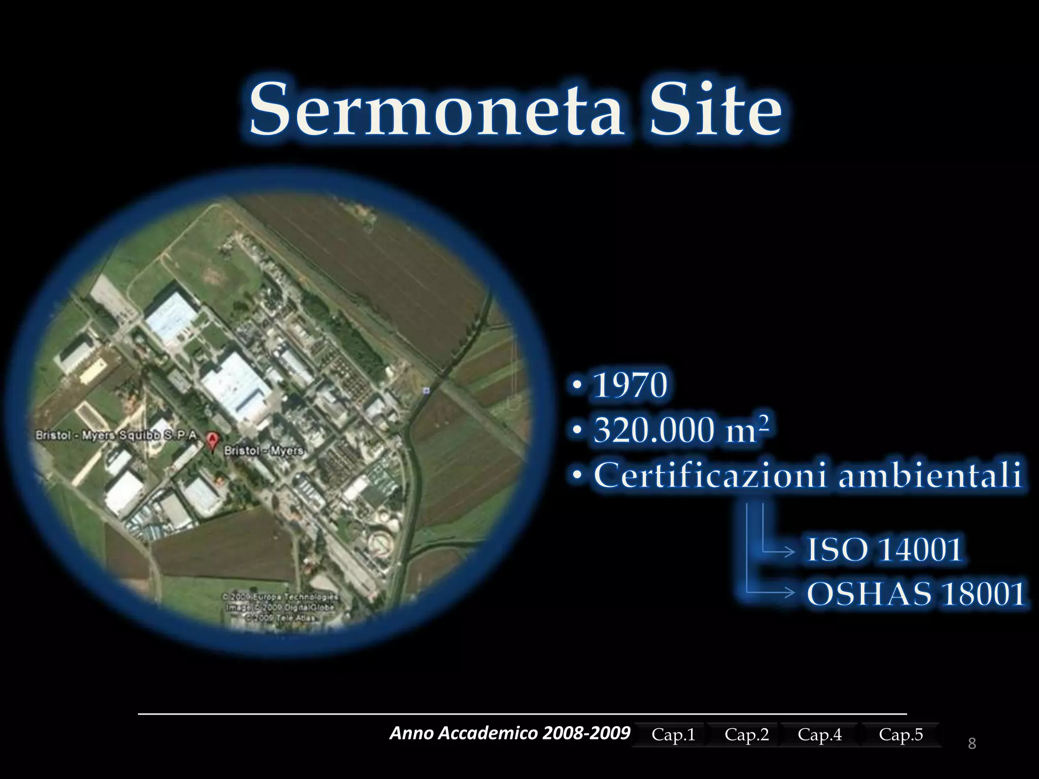 Anno Accademico 2008-2009 8Cap.1 Cap.2 Cap.5Cap.4
 